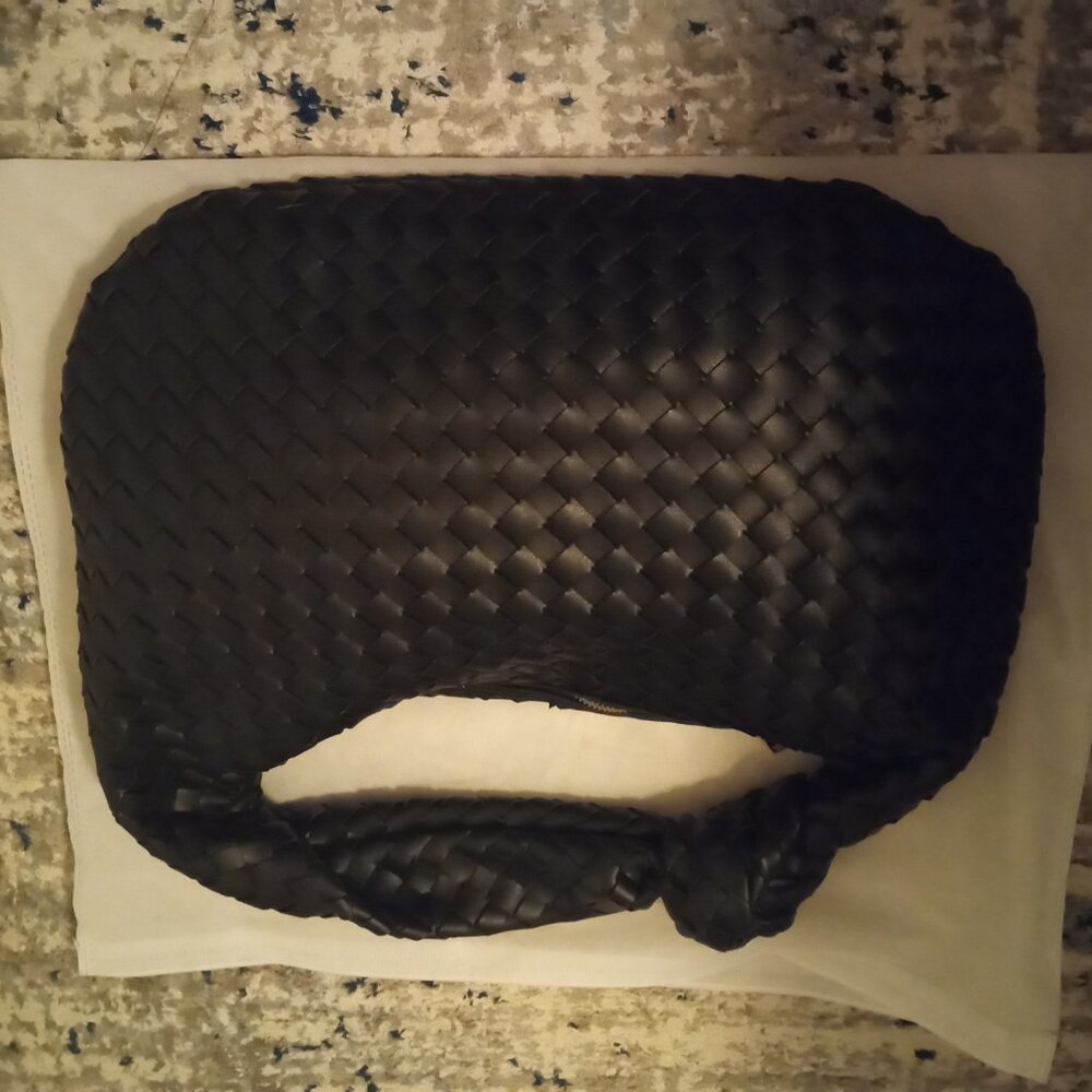 Urban Expressions Woven Faux Suede Hobo Bag - Picture 3 of 3